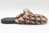 Christian Dior Oblique Mink Mules Size 45 Eb1225sxzde