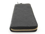 Louis Vuitton Black Empriente Monogram Embossed Leather Zippy Wallet Do0726wxzde