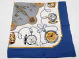 Rolex Geneve Masterpiece Watch Collectors Blue Silk Scarf Do0825lxzde