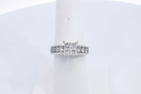 Approx. 1.36ctw Diamond Ring In 14k White Gold 6.9 Grams Size 7 Eb1224lxxzsa