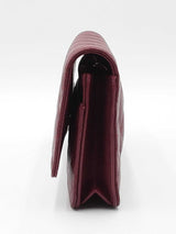 Chanel Classic Wallet On Chain In Burgundy Quilted Caviar Leather Fw0326lexzdu