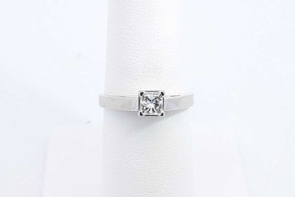 Approx. 0.5ctw Diamond Ring In 14k White Gold 3.5 Grams Size 7 Eb0824wrxdu