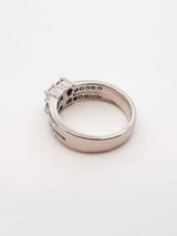 0.88 Cttw Diamond & 10k White Gold Ring 4.5 Grams Size 4.5 Fw0725rzxdu