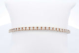 1.96cttw Diamond Tennis Bracelet In 14k Yellow Gold 12.1g 7.25 Inch Eb0526lwxzde