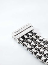 David Yurman X Station 4-strand Box Chain Bracelet In Sterling Silver 49.5 Grams 6.5 Inch Fw0626przdu