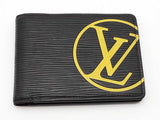 Louis Vuitton Lv Circle Epi Leather Wallet Black Aa0626ozxsa