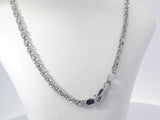 18k White Gold 7.1 Grams Bead Chain 18 In Aa1225rzxsa