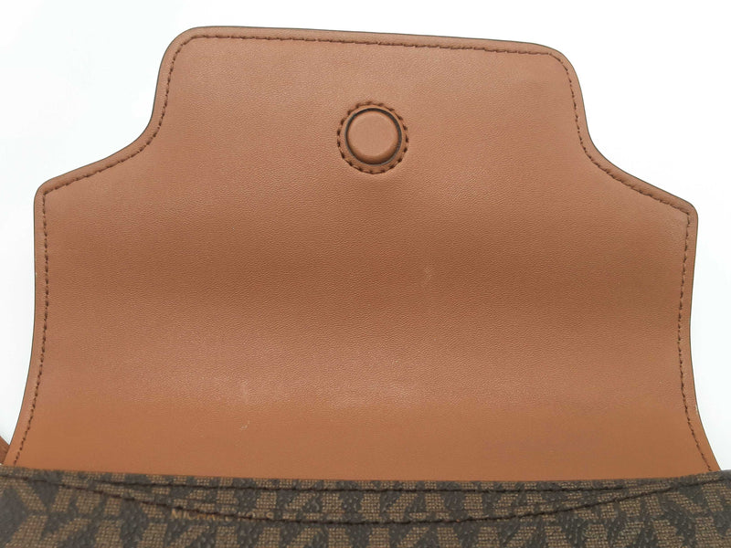Michael Kors Emilia Brown Signature Crossbody Bag Do0425wrde
