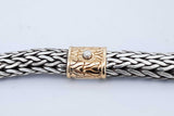 John Hardy Classic Woven Chain 925 & 18k Gold Necklace 179.1g 18 In Eb0426pxzde