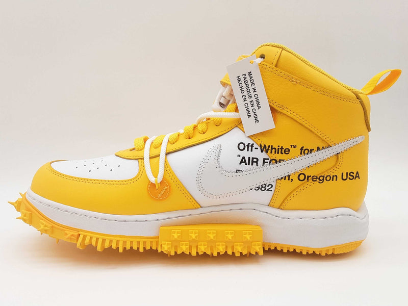 Nike X Off- White Dr0500-101 Air Force 1 Yellow Shoes Size Us 11.5 Do0525lcxde