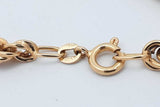 18k Yellow Gold Rope Bracelet 7.5 Grams 8.25 Inch Eb0326rxzsa