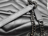 Yves Saint Laurent Quilted Black Leather Loulou Shoulder Bag Eb0523rxzsq