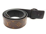 Louis Vuitton Lv Circle Reversible Black Belt 95/38 Sd1125lcrde