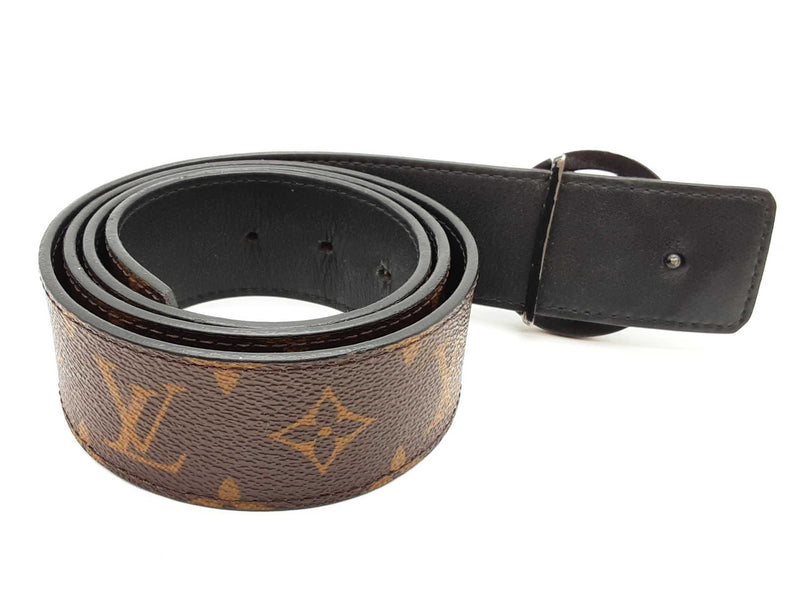 Louis Vuitton Lv Circle Reversible Black Belt 95/38 Sd1125lcrde
