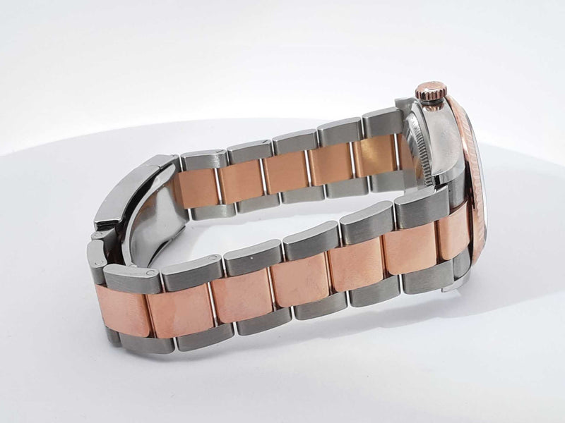 Rolex Datejust 36mm Stainless Steel 18k Everose Gold  Watch Sd0725lozxzsa