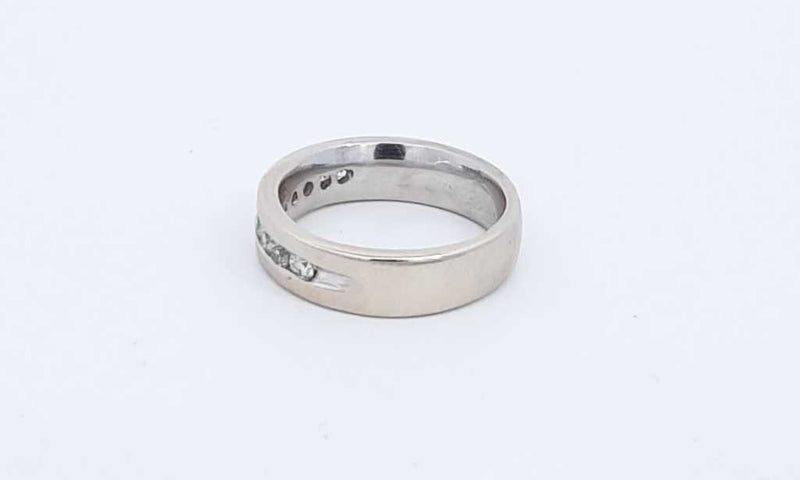 14k White Gold Diamond Ring 0.27ctw 7.7 Grams Size 7.5 Eblixdu 144030001423