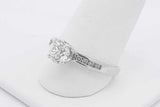 1.14cttw Diamond Ring In 10k White Gold 2.8 Grams Size 9.5 Eb0525lsxzsa