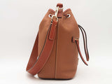 Dooney & Bourke Pebble Grain Small Drawstring Crossbody Brown Aa0725pzsa