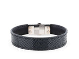 Louis Vuitton Damier Graphite Check It Reversible Bracelet Fw0925lxzdu