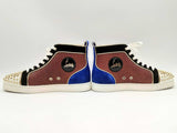 Christian Louboutin Lou Spikes Orlato Flat Mesh Tech Size 40 Sd0425oxzsa