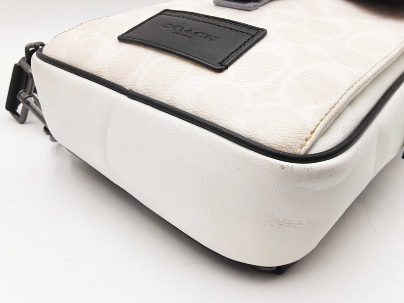 Coach Track Pack In Colorblock Signature Coated Canvas Fw0325wxdu