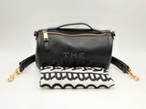 Marc Jacobs The Duffle Black Leather Shoulder Bag Fw1224crsa