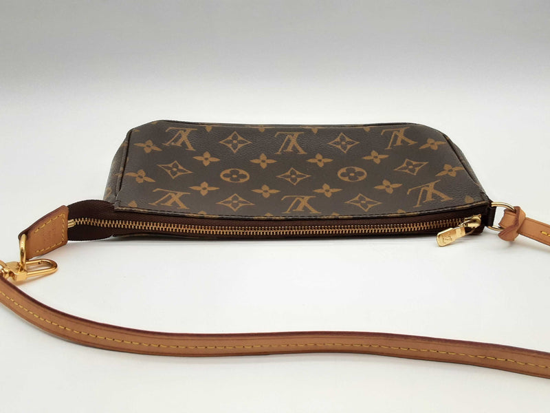 Louis Vuitton Pochette Brown Monogram Shoulder Clutch Do1024rxzde