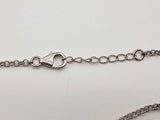 1.30 Ctw Lab Grown Diamonds 0.925 Silver 7.7g Heart Pendant Chain 19 In Do0325lprde