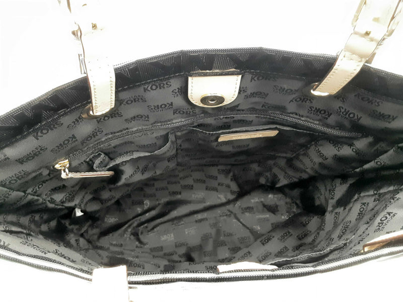 Michael Kors Jet Set Travel Black Patent Leather Tote Bag Fw1024wxsa