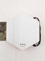 Gucci Gg Supreme Web & Horsebit Hexagon Sticky Notes Fw0825wrxdu