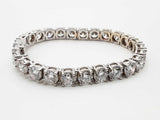 26.0 Cttw Lab Grown Diamonds 14k Wg 30.0g Tennis Bracelet 6.5 In Do0726rxzxde