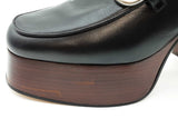 Gucci Horsebit Black Leather Platform Loafers Size 40 Eb0326wwrde