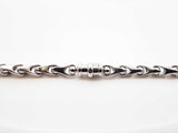 14k White Gold Ball-hinge Chevron-link Chain 38.5 Grams 23 Inch Fw0526owxzdu