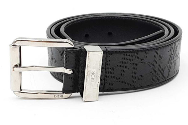 Dior Black Leather Belt Eb1024lrxdu