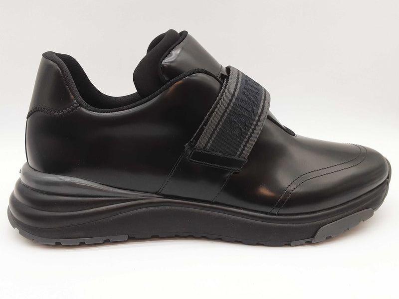 Salvatore Ferragamo Tommy Nero Black Leather Slip On Shoes Size 11m Do0725oxzde