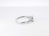 Illusion-set Diamond & 10k White Gold Cathedral-style Engagement Ring 2 Grams Size 7 Fw0726lzxdu
