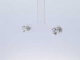 2.0 Cttw Lab Grown Diamond & 14k White Gold Stud Earrings 1.1 Gram Fw0723srxdu