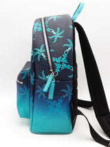 Mcm Stark Ceramic Blue Gradation Palm Canvas Backpack Eb0426orxsa