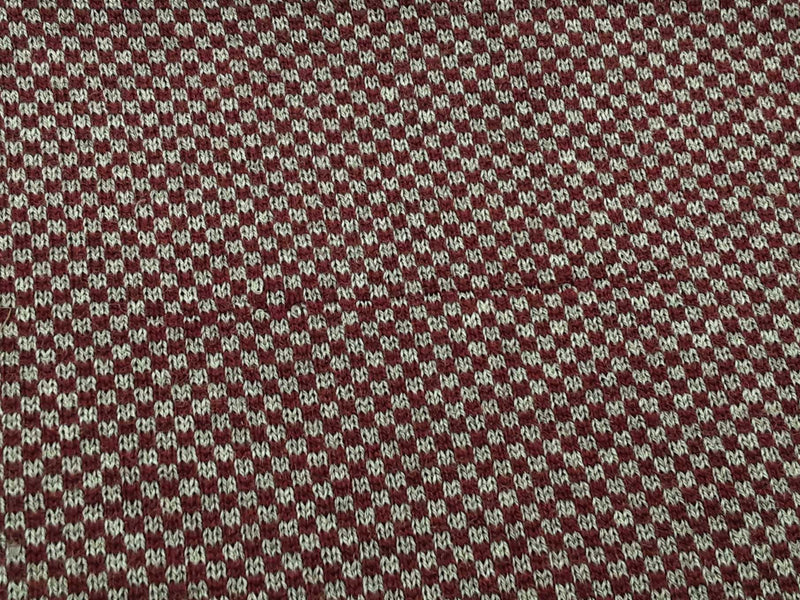 Louis Vuitton Signature Logo Red Gray Wool Scarf Do1025lrxde