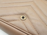 Gucci Marmont Super Mini Bag In Taupe Matelassé Leather Fw0126wzxdu