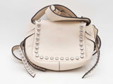 Coach Dakotah Stud Flap Cream Leather Crossbody Bag Sd0625pzsa