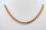 14k Yellow Gold Cuban Link Chain Necklace 25 Grams 25 Inch Eb1225locxde