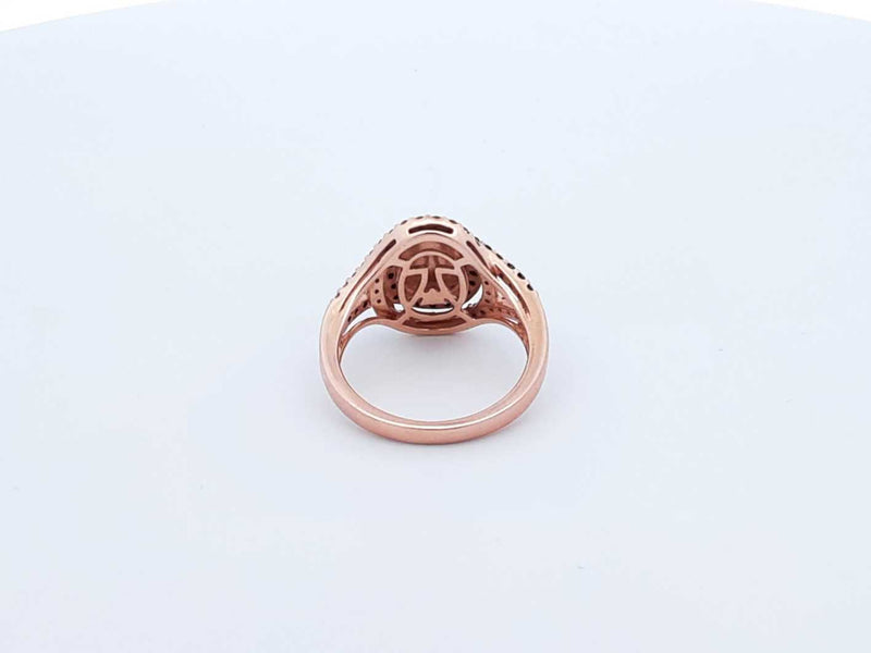 Le Vian Opal & Diamond 14k Strawberry Gold Ring 5.1 Grams Size 7 Fw0225wxzdu