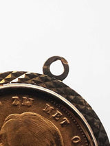 22k Gold 1897 Netherlands Coin Pendant In 14k Setting 9.4 Grams Fw0726lxzxdu