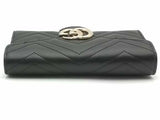 Gucci L Gg Marmont Shoulder Bag Black Aa0926irzsa
