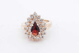 Diamond & Gemstone Ring In 14k Yellow Gold 7.3 Grams Size 5 Eb0826pxzsa