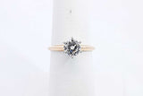 Approx. 0.7ctw Diamond Ring In 14k Yellow Gold 2.5 Grams Size 6.5 Eb1024rxzsa