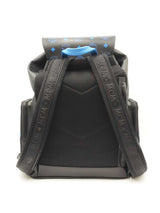 Mcm Brandenburg Visetos Logo Embossed Black Leather Backpack Fw0525wrxdu