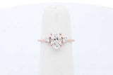 1.02cttw Diamond Ring In 14k Rose Gold 1.7 Grams Size 4.25 Eb0626lexzde