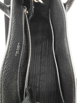 Prada Black Leather Buckle Tote Bag Sd0425irzde